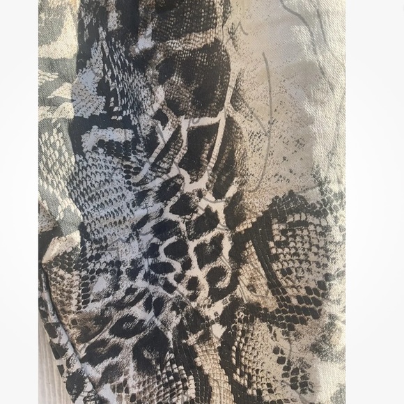 Venti 6 python/ leopard crinkle jogger, made in Italy - Picture 3 of 3